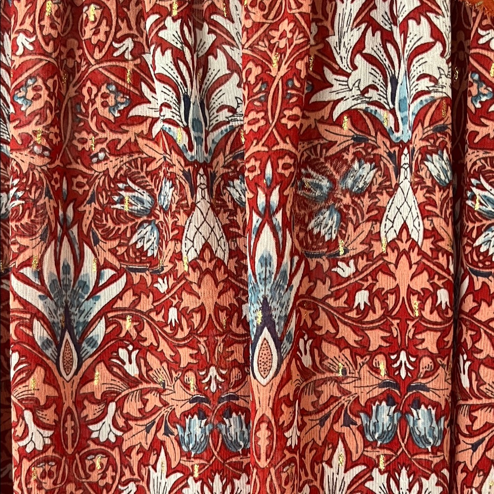Umgee Rust Floral Blouse - Picture 11 of 12
